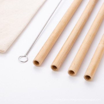 Reusable Biodegradable Eco Friendly Bamboo Drinking Straw